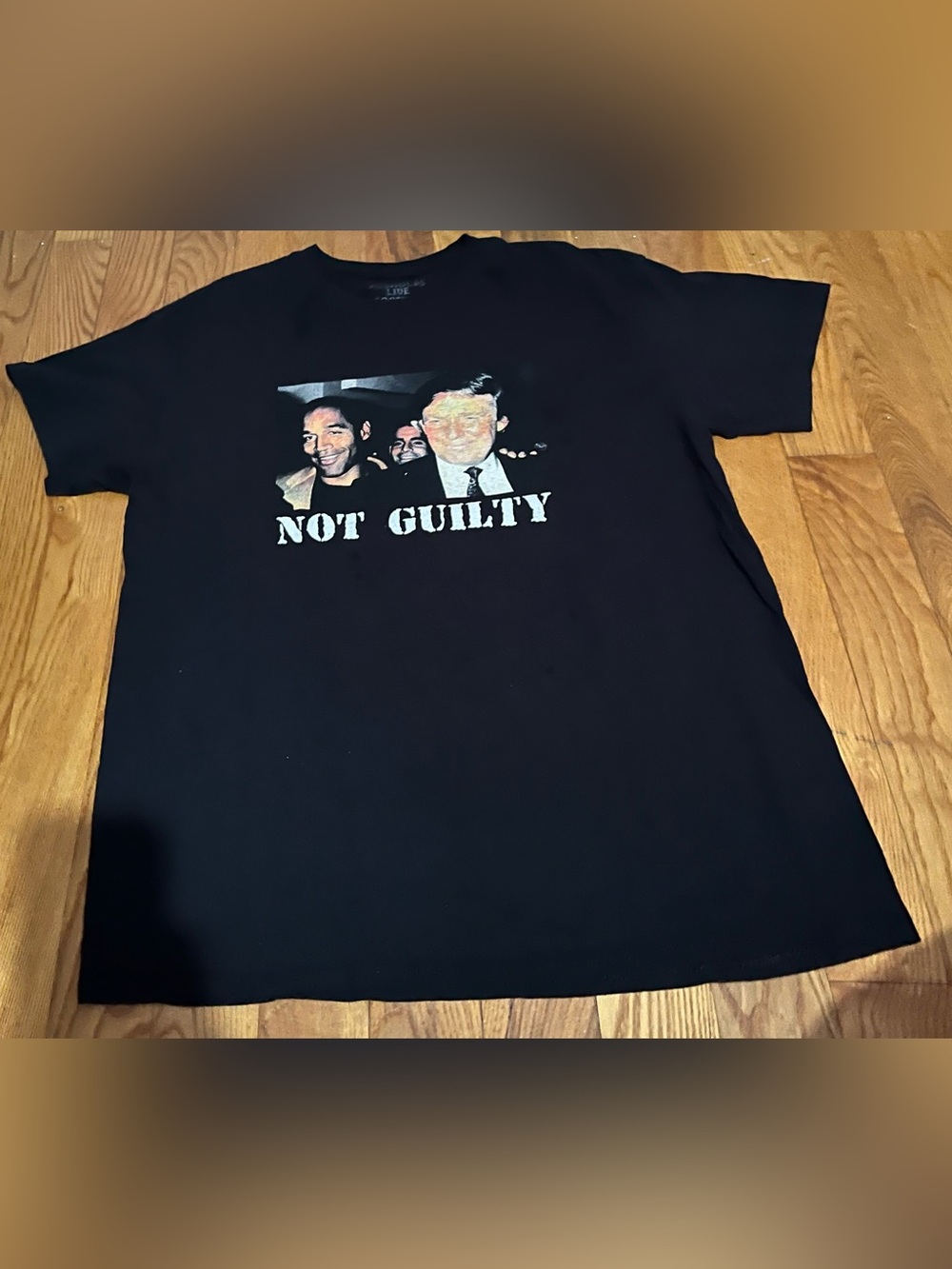 Assholes Live Forever Black "Not Guilty" Short Sleeve Graphic Tee